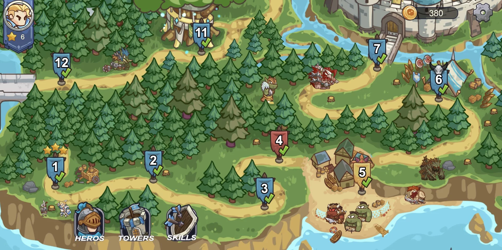 Изображение игры: HEROES RALLY