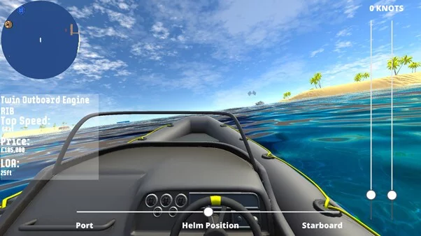 Изображение игры: Boating Simulator 2022