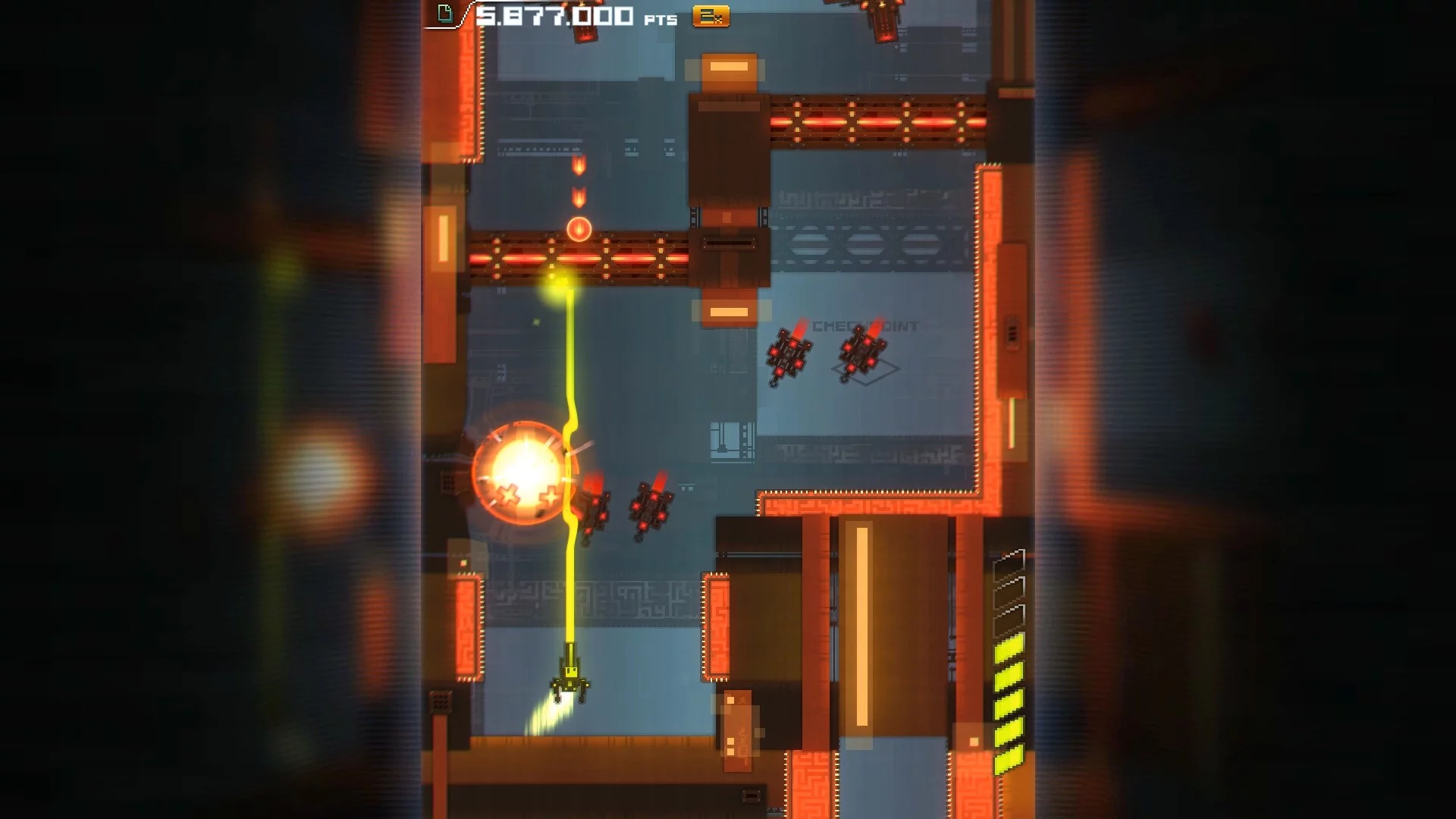 Изображение игры: Super Nano Blaster