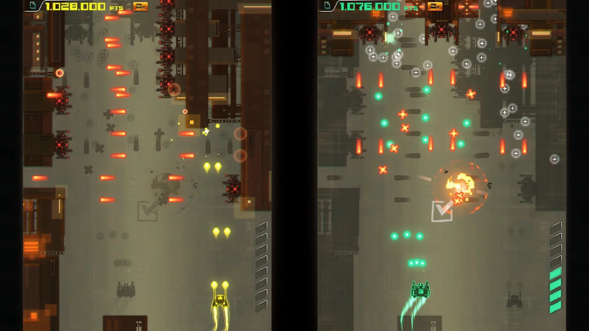 Изображение игры: Super Nano Blaster