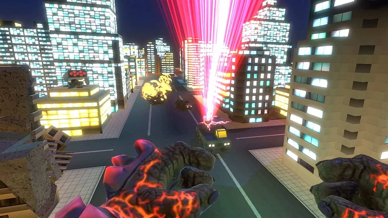 Изображение игры: KAIJU MONSTER VR