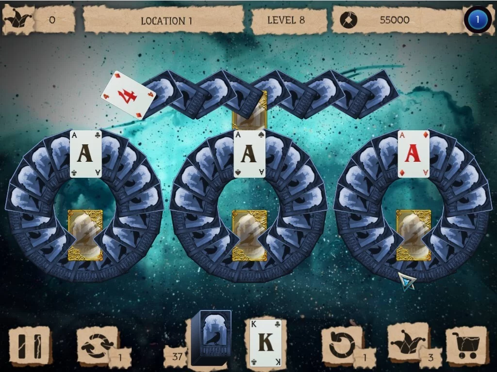 Изображение игры: Mystery Solitaire. The Black Raven 3