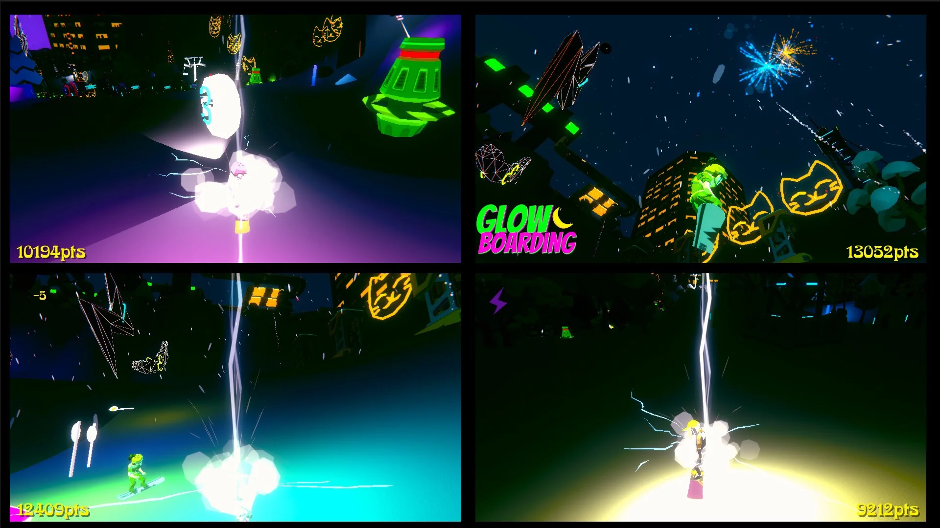 Изображение игры: GlowBoarding