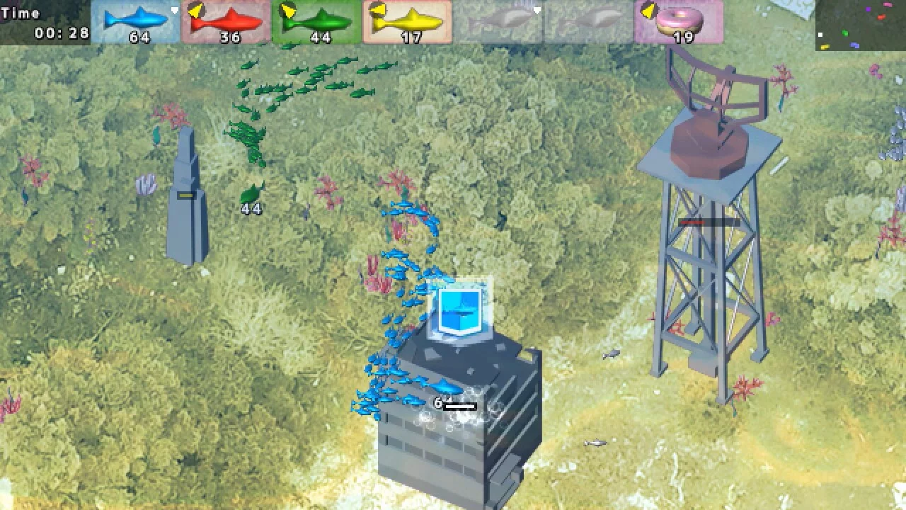 Изображение игры: Pixel Game Maker Series Fish Tornado