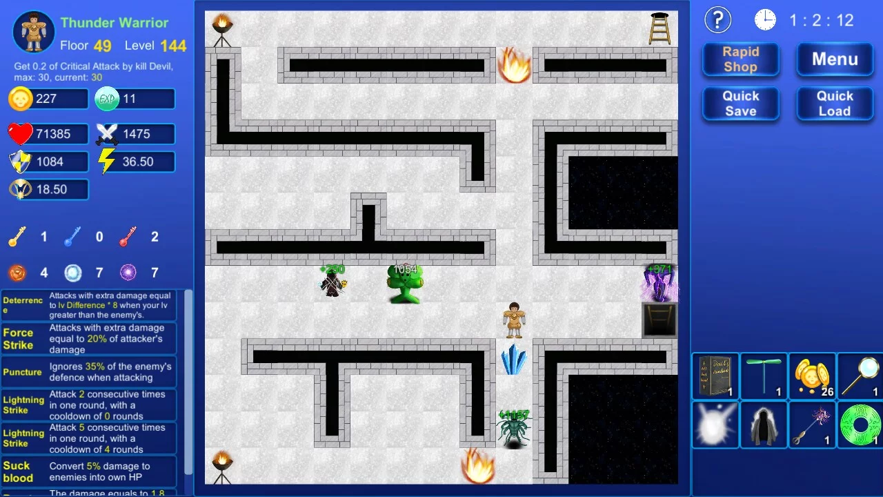 Изображение игры: Magic Tower (Destroy the Wormhole)