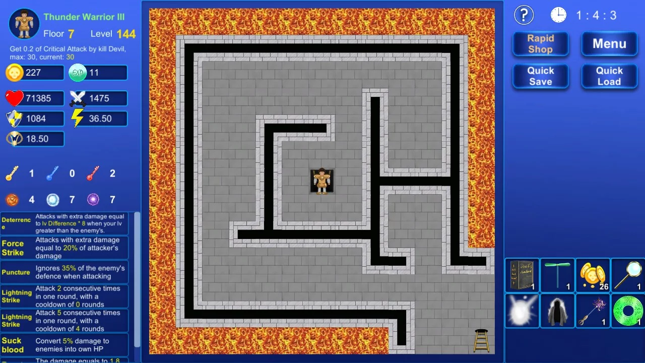 Изображение игры: Magic Tower (Destroy the Wormhole)