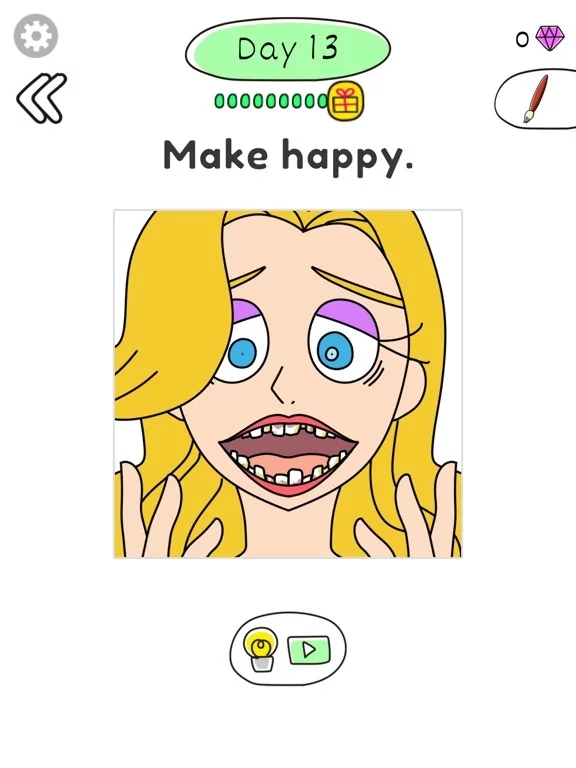 Изображение игры: Draw Happy Baby: Puzzle Game