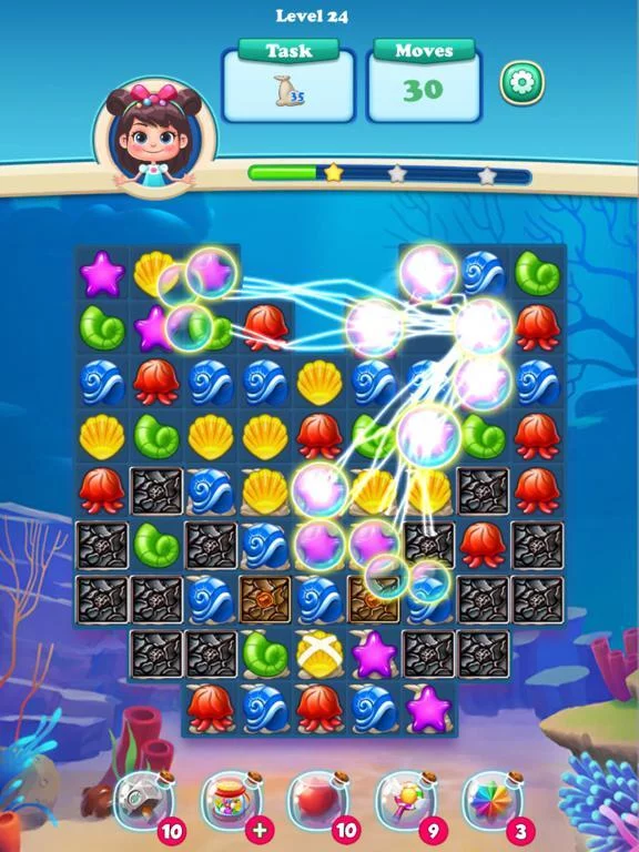 Изображение игры: Fish Match 3-Puzzle Game