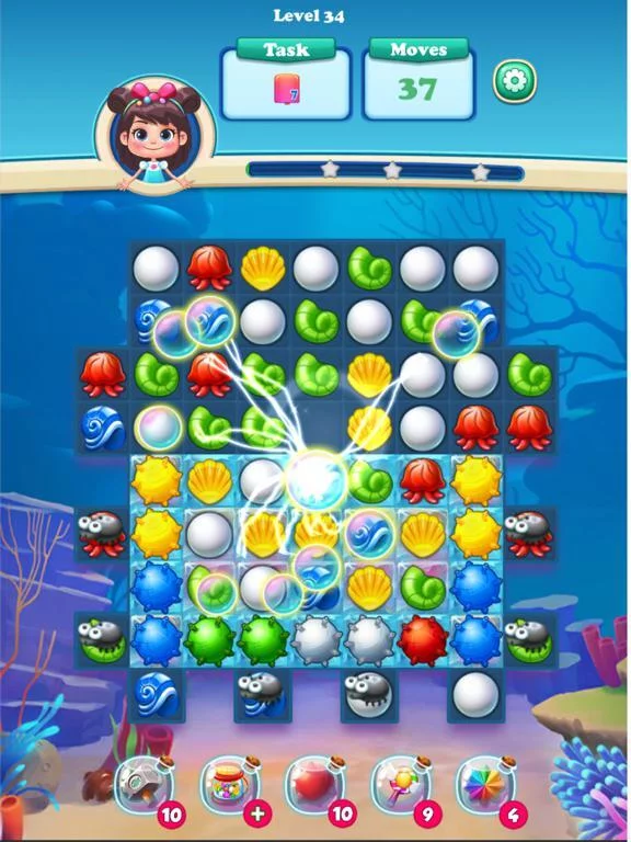 Изображение игры: Fish Match 3-Puzzle Game