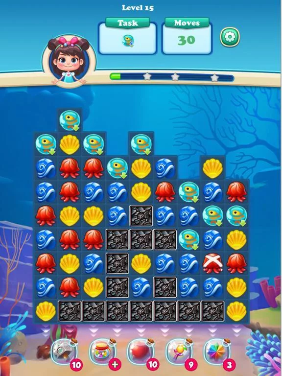 Изображение игры: Fish Match 3-Puzzle Game