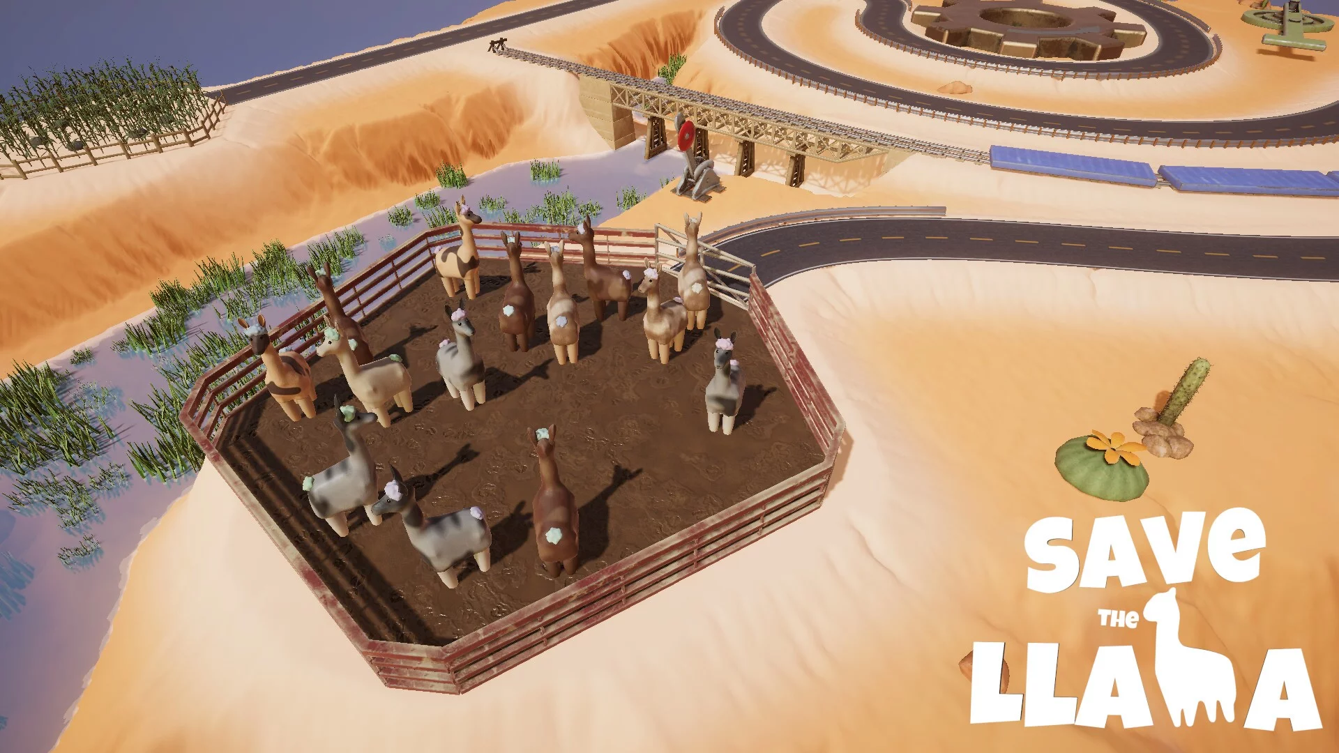 Изображение игры: Save the Llama