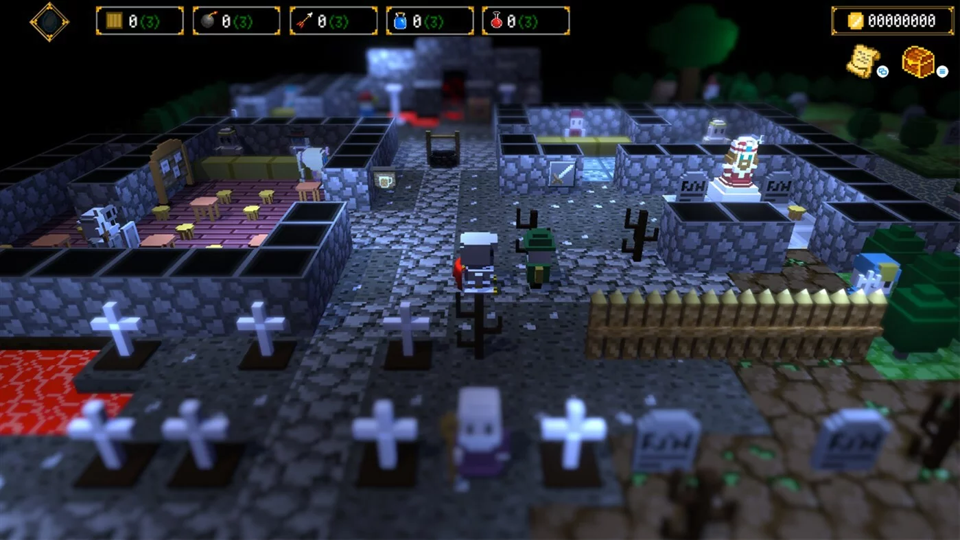 Изображение игры: Dungeon and Gravestone