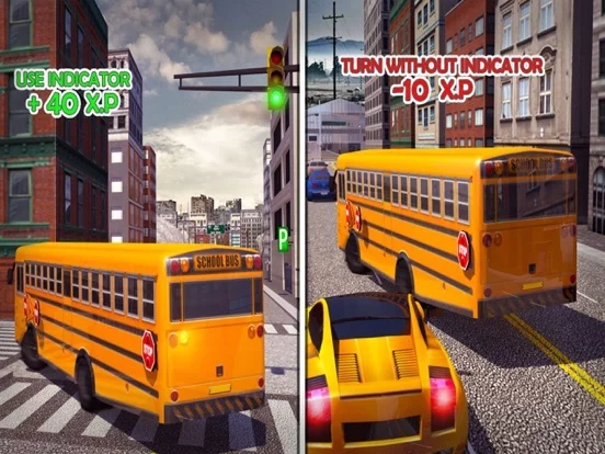Изображение игры: Coach Bus Simulator 3D: Driving School Game