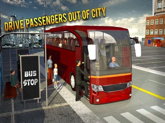 Изображение игры: Coach Bus Simulator 3D: Driving School Game