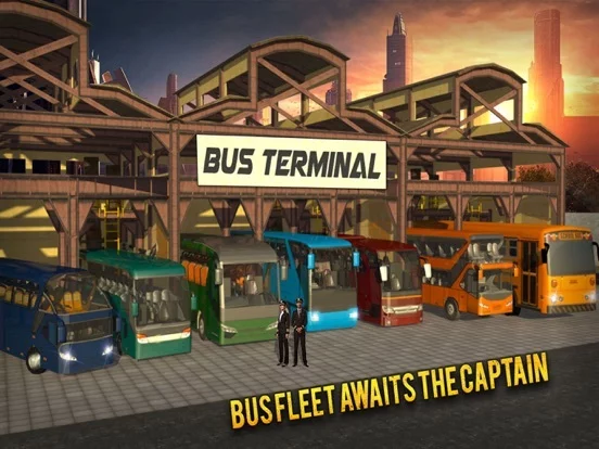 Изображение игры: Coach Bus Simulator 3D: Driving School Game