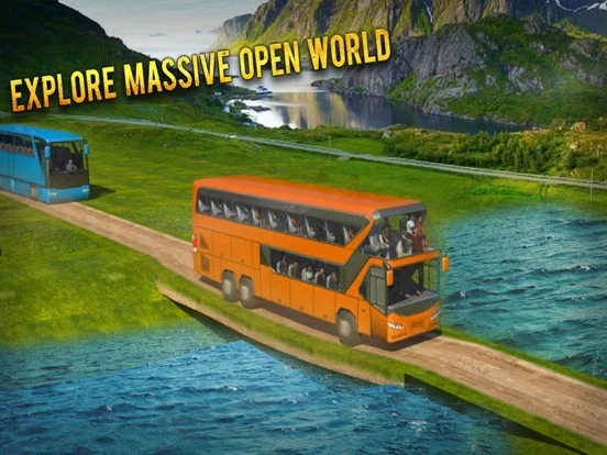 Изображение игры: Coach Bus Simulator 3D: Driving School Game