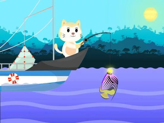 Изображение игры: Cat Fishing Simulator