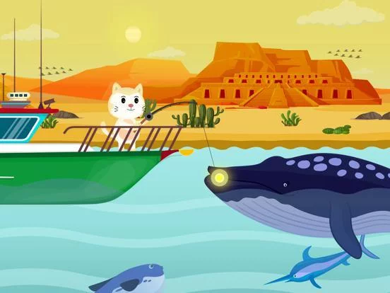 Изображение игры: Cat Fishing Simulator