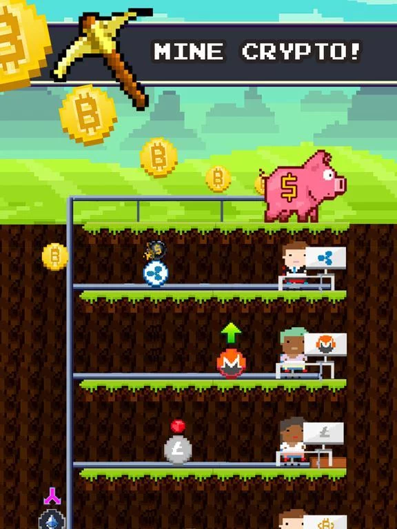 Изображение игры: Bitcoin Miner: Idle Tycoon