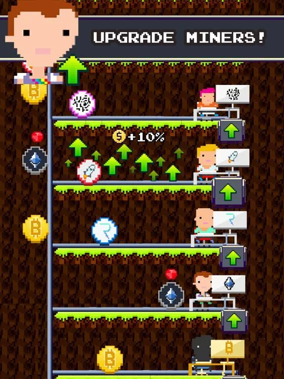 Изображение игры: Bitcoin Miner: Idle Tycoon