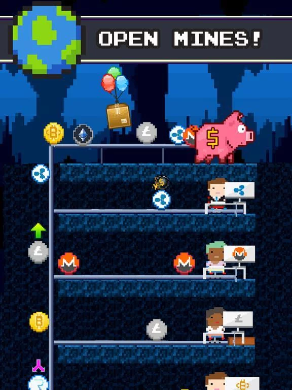 Изображение игры: Bitcoin Miner: Idle Tycoon