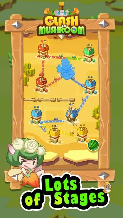 Изображение игры: Clash of Mushroom