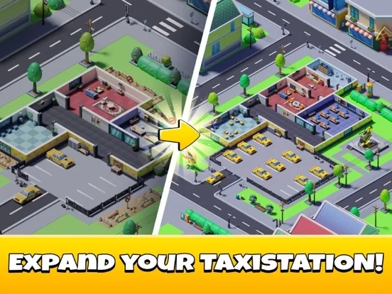Изображение игры: Idle Taxi Tycoon: Empire