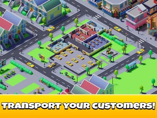Изображение игры: Idle Taxi Tycoon: Empire