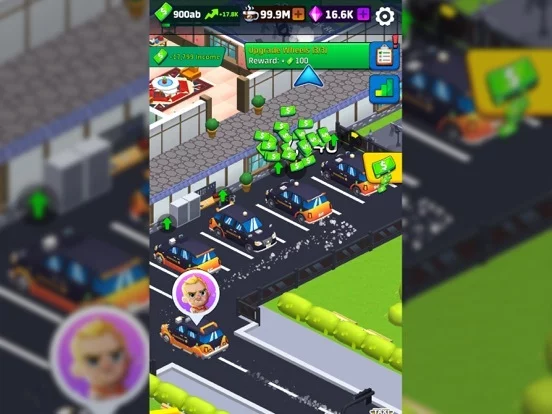 Изображение игры: Idle Taxi Tycoon: Empire