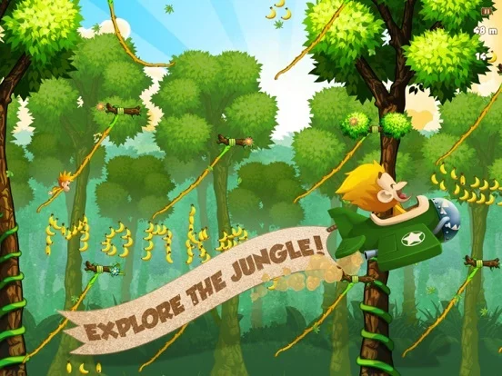 Изображение игры: Benji Bananas: Run, Jump, Win
