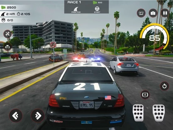 Изображение игры: Highway Police Chase Simulator