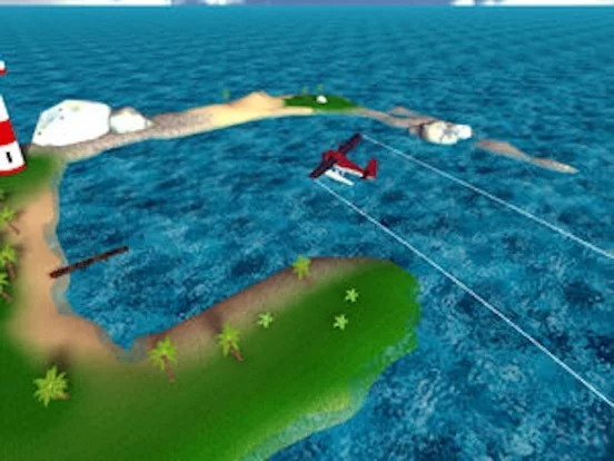 Изображение игры: Sea-Plane: Flight Simulator 3D
