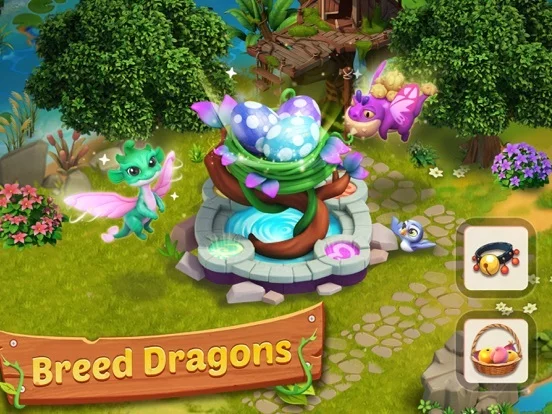 Изображение игры: Dragon Farm Adventure
