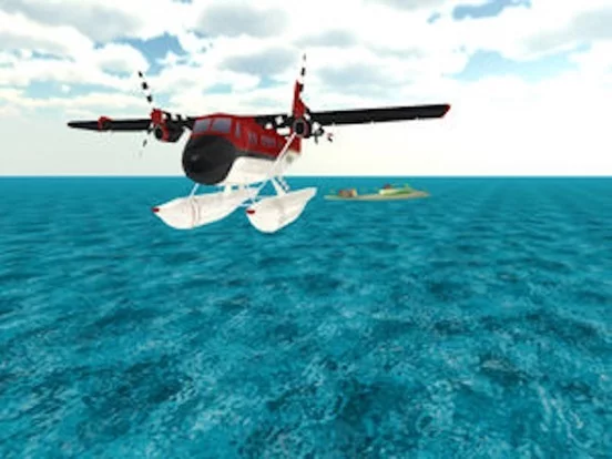 Изображение игры: Sea-Plane: Flight Simulator 3D