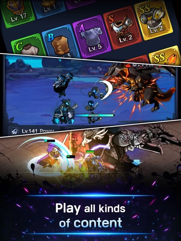 Изображение игры: Shadow Knights: Idle RPG