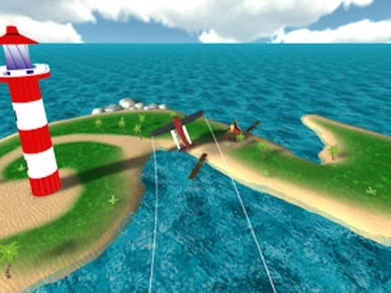 Изображение игры: Sea-Plane: Flight Simulator 3D