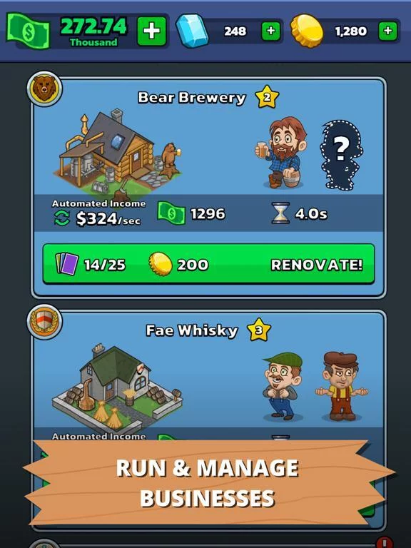 Изображение игры: Idle Distiller Tycoon Game