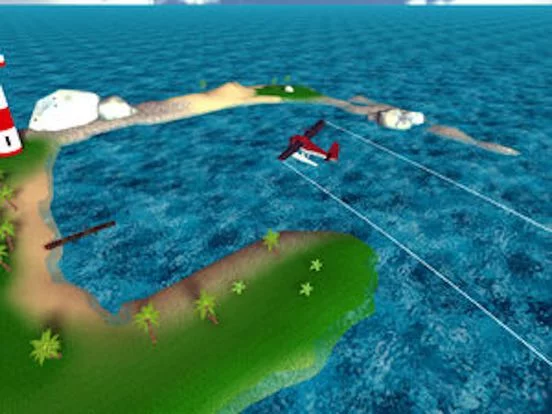 Изображение игры: Sea-Plane: Flight Simulator 3D