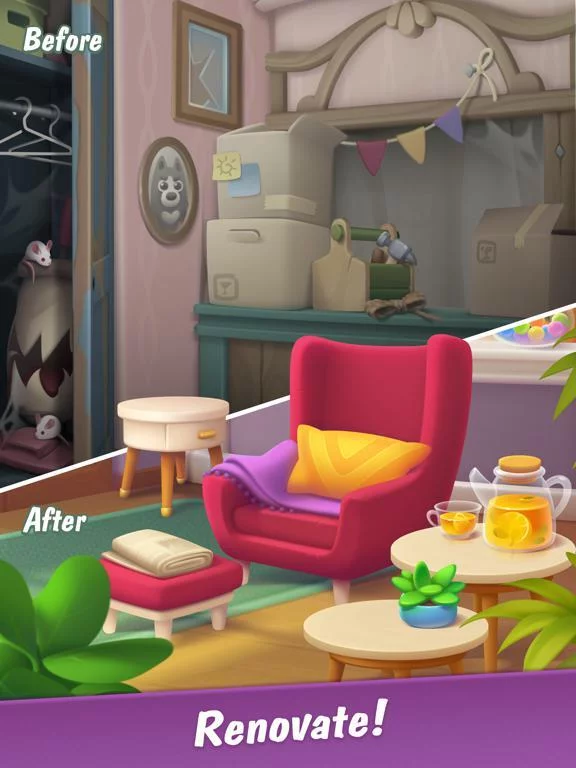 Изображение игры: Merge Hotel Empire－Design Game