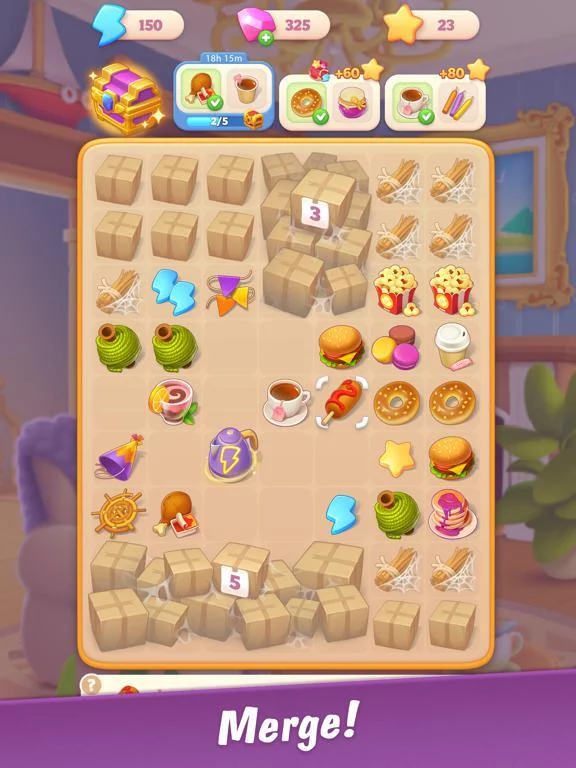 Изображение игры: Merge Hotel Empire－Design Game