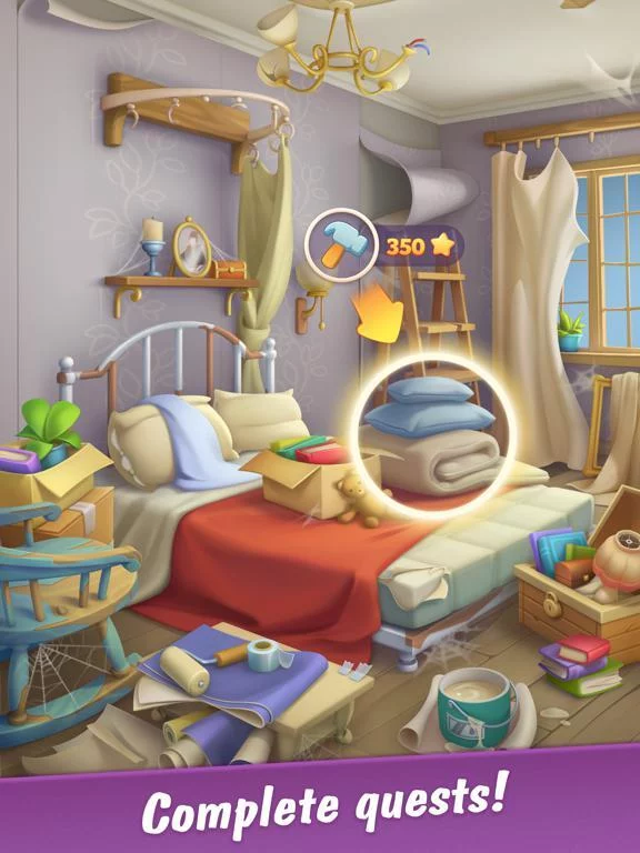 Изображение игры: Merge Hotel Empire－Design Game