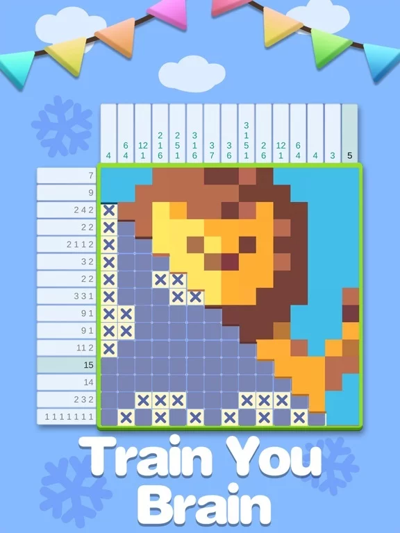 Изображение игры: Nonogram Puzzle: Jigsaw Puzzle