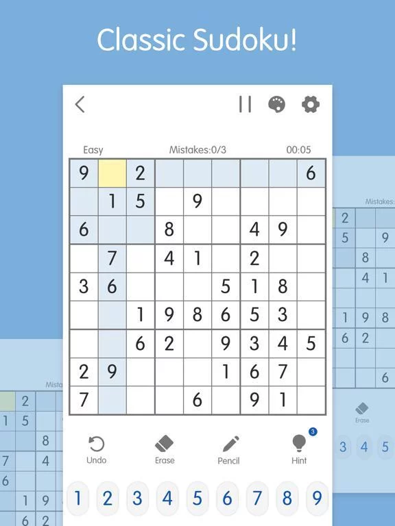 Изображение игры: Sudoku: Classic Sudoku Puzzle!