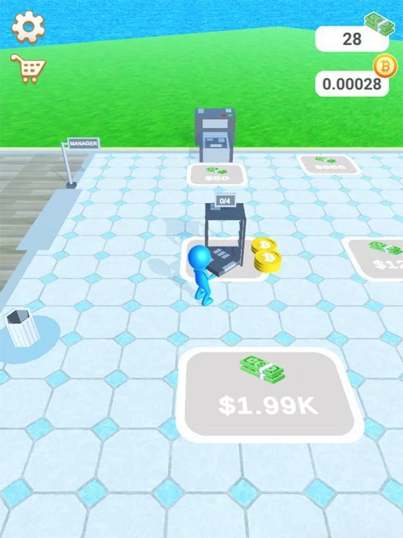 Изображение игры: Stone Grass: My Mini Mart Game