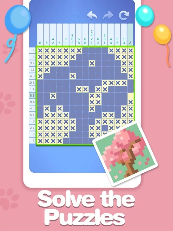 Изображение игры: Nonogram Puzzle: Jigsaw Puzzle