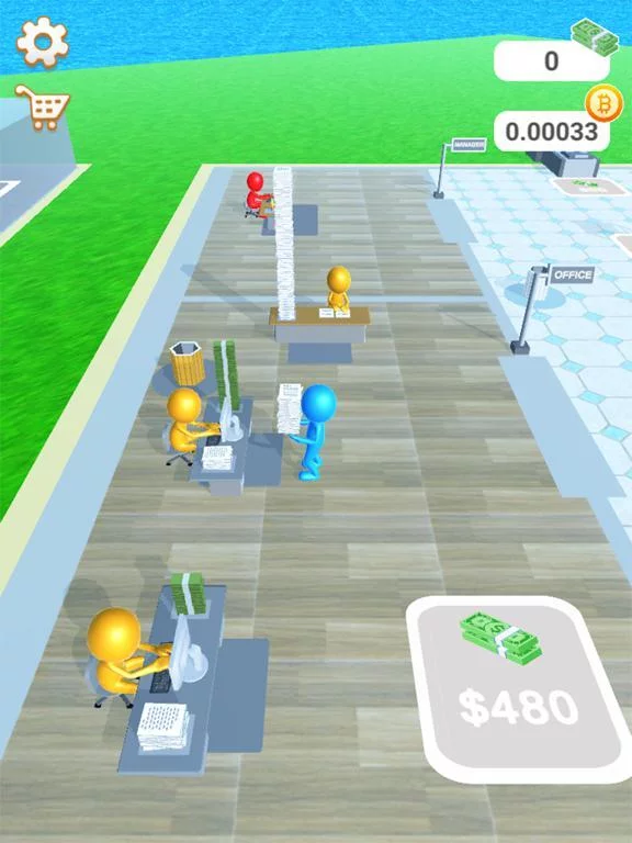 Изображение игры: Stone Grass: My Mini Mart Game