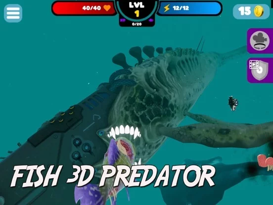 Изображение игры: FISH 3D PREDATOR GROW FEEDING