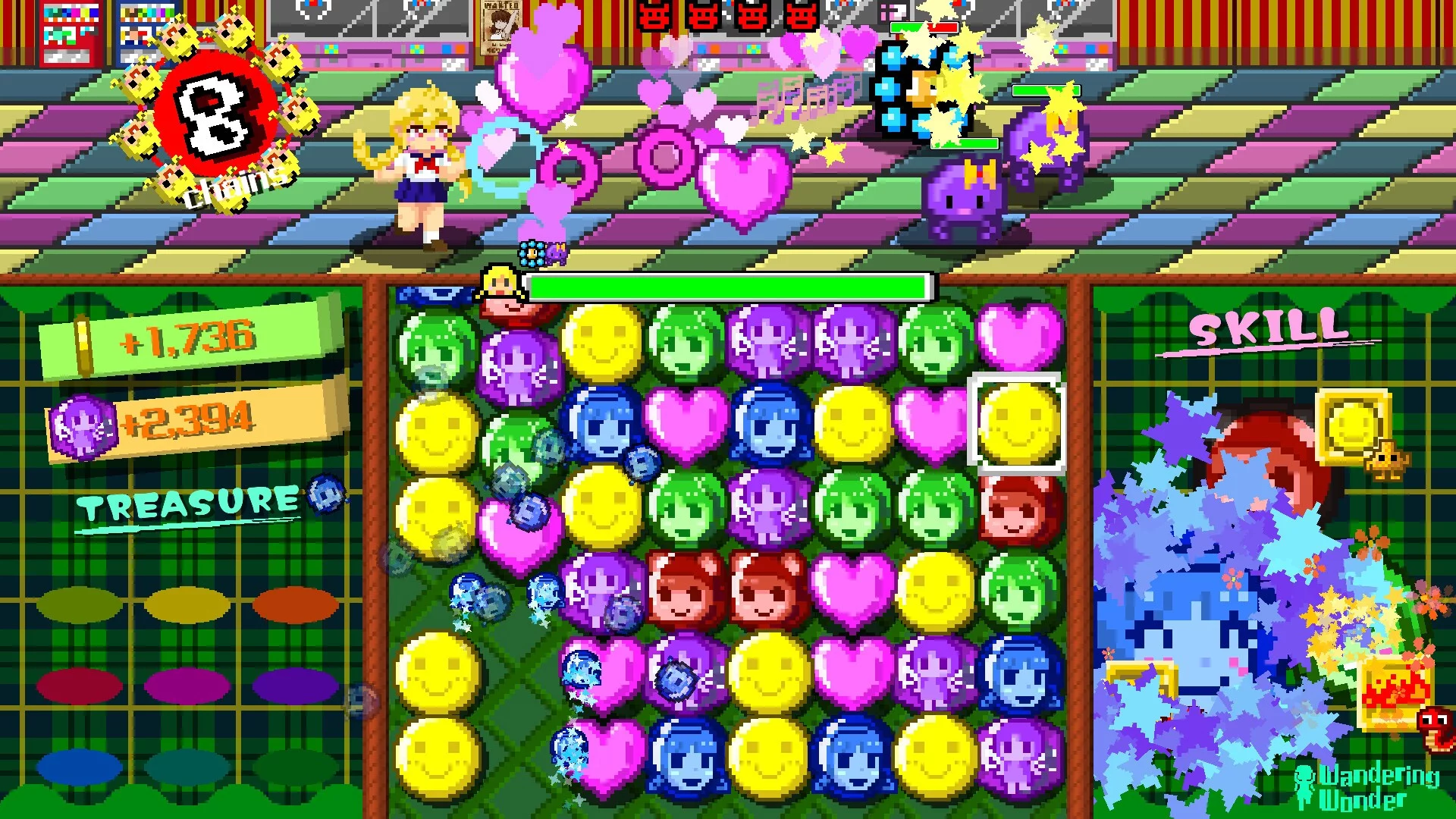 Изображение игры: Puzzle Battler! Mirai