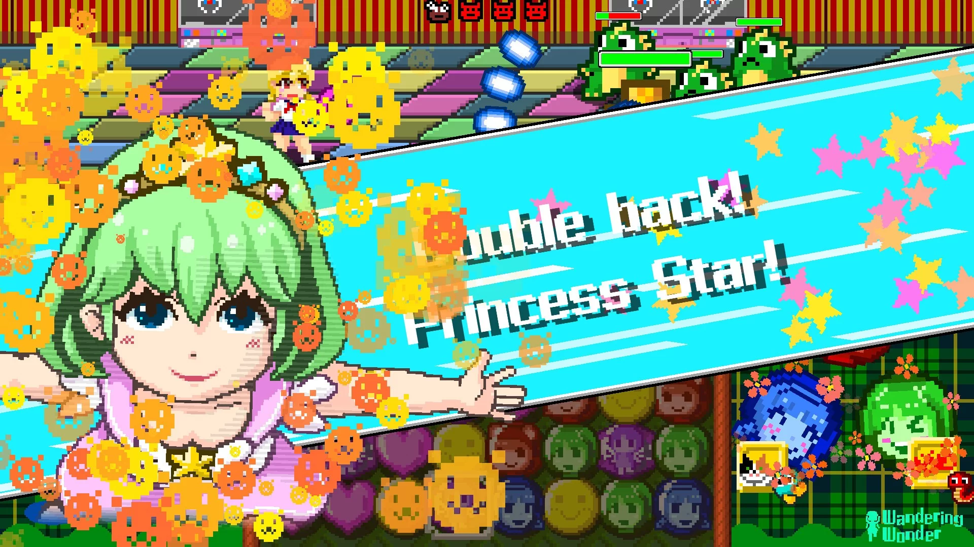 Изображение игры: Puzzle Battler! Mirai