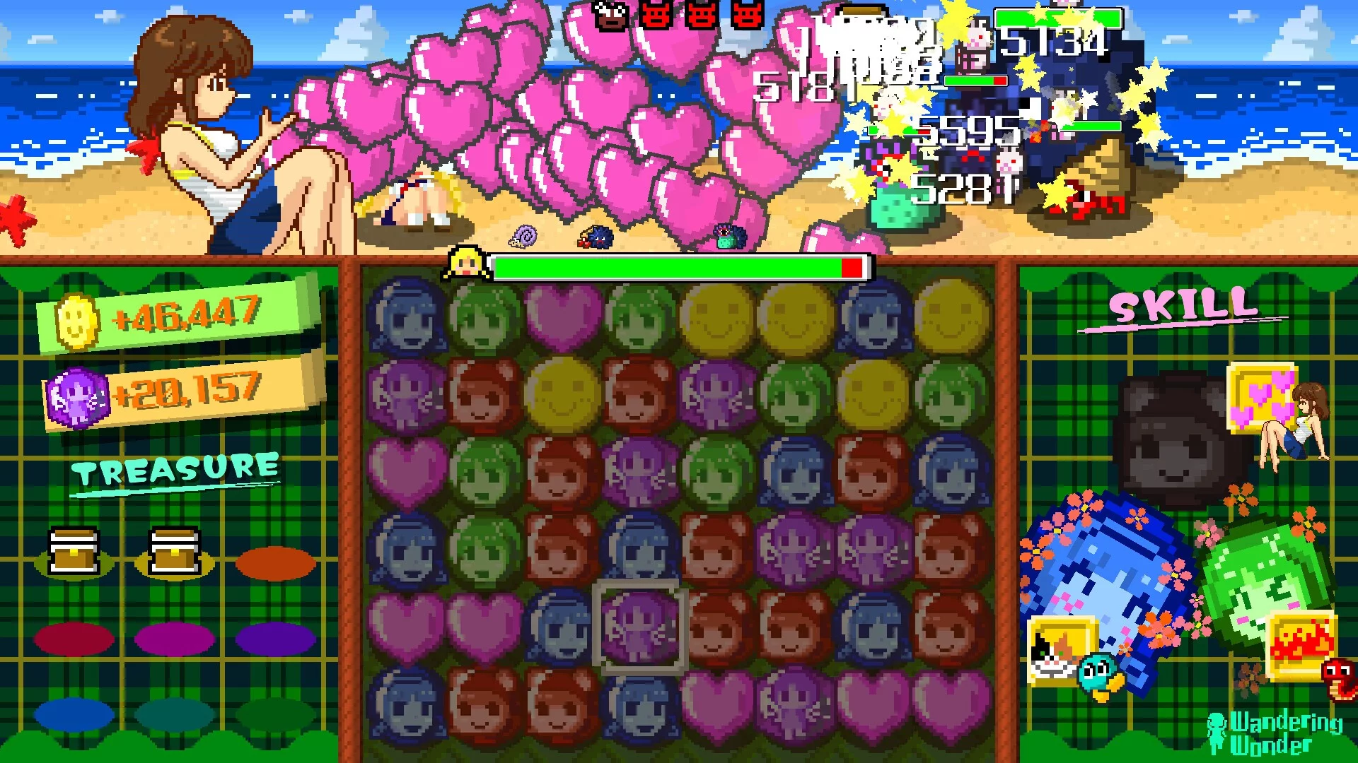 Изображение игры: Puzzle Battler! Mirai